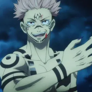 🎸 Ryomen Sukuna Jujutsu Kaisen Anime, Demon, Vervloekte Geest, Jujutsu Kaisen, Ryomen Sukuna, Sukuna telegram sticker