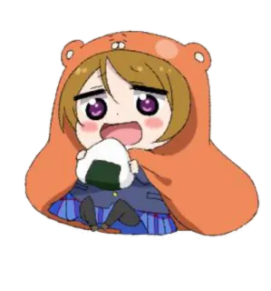 🍙 Anime, Chibi, Personaje, Lindo, Kawaii, Comida telegram sticker