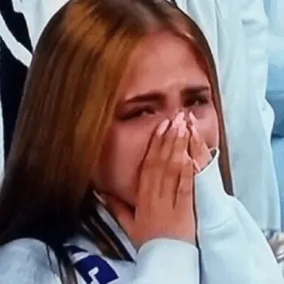 ❇️ piangere, triste, arrabbiata, donna, emotiva telegram sticker