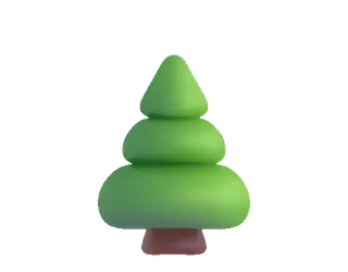 🌲 albero, pino, sempreverde, natura, foresta, bosco, pianta telegram sticker
