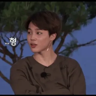 🏹 형 korean, expression, person, jimin telegram sticker