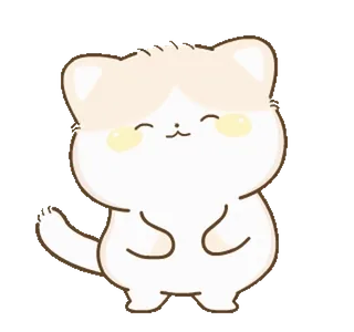 🎶 хомяк, милый, животное, каваий, чиби, мультфильм, стикер whatsapp sticker