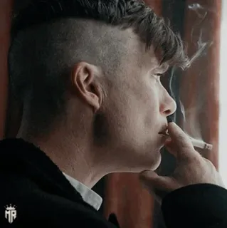 🚬 男人, 香烟, 吸烟, 肖像, 侧面 whatsapp sticker