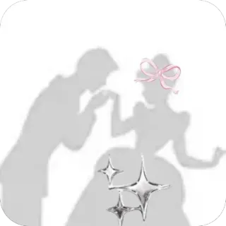 ❤ Cinderella and Prince Charming Cinderella whatsapp sticker
