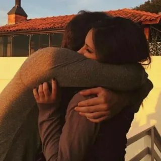 ❤ câlin, affection, étreinte, amour, amitié, personnes, romance telegram sticker