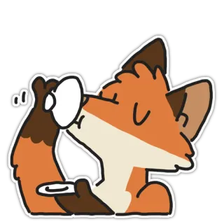 Foxes telegram stickers