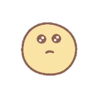 ⭐️ อีโมจิ, เศร้า, หน้า, การ์ตูน, น่ารัก, สีหน้า telegram sticker