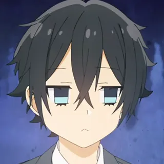 📚 Izumi Miyamura Horimiya anime, manga, school, teen, boy telegram sticker
