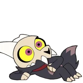 😳 King The Owl House kartun, raja, The Owl House, monster, karakter, iblis telegram sticker