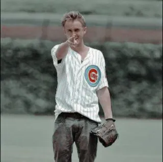 🪐 Beisebol, Tom Felton, Cubs, Esportes, Ator, Apontando telegram sticker