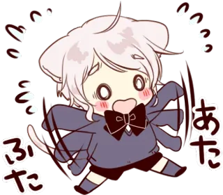 😫 あふた Anime, niedlich, kawaii, Manga, Katze telegram sticker