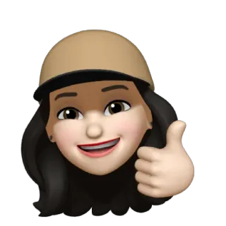 🤫 Polegar para cima, Emoji, Mulher, Aprovação, Bom, Gostar, Positivo whatsapp sticker