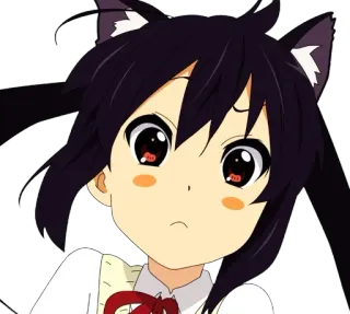 😍 Anime, Neko, Mignon, Kawaii, Dessin animé, Manga whatsapp sticker