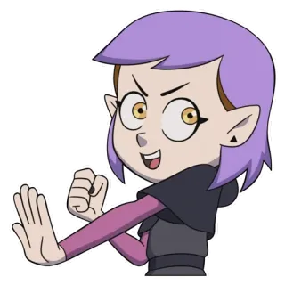 😉 Amity Blight The Owl House cartoon, animation, tv show, witch, magic telegram sticker