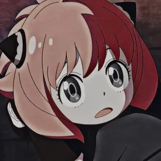 🥺 Anya Forger Spy x Family Anime, Desenho animado, Bonito, Garota, Spy x Family, Anya Forger telegram sticker
