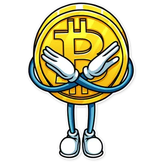 🙅‍♂️ Bitcoin, Criptovaluta, Soldi, Moneta digitale, Dab telegram sticker