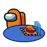 ‼️ Among Us Among Us, Notfallsitzung, Videospiel, Sozialer Betrug, Impostor, Crewmitglied, Gaming, Online-Spiel telegram sticker
