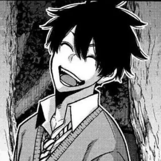 😆 Anime, Manga, Personnage, Sourire, Joyeux, Garçon telegram sticker