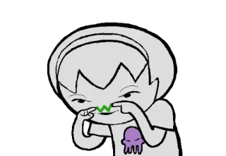 🙃 hoạt hình, nhân vật, vui nhộn, nhãn dán telegram sticker