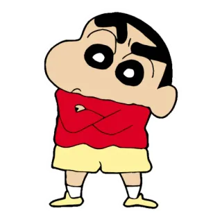 😤 Shin-chan Crayon Shin-chan アニメ, クレヨンしんちゃん, 漫画, 面白い, キャラクター, 男の子 telegram sticker