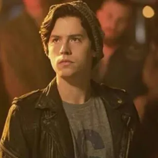 🌨 Jughead Jones Riverdale Jughead, Cole Sprouse, Riverdale, Serie de TV, Drama adolescente, Personaje telegram sticker