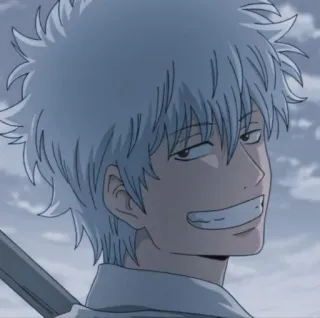 🧊 Gintoki Sakata Gintama Anime, Personnage, Drôle, Manga, Gintama telegram sticker