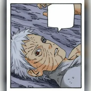 ⚫️ Obito Uchiha Naruto Anime, Manga, Naruto, Obito, Obito Uchiha telegram sticker