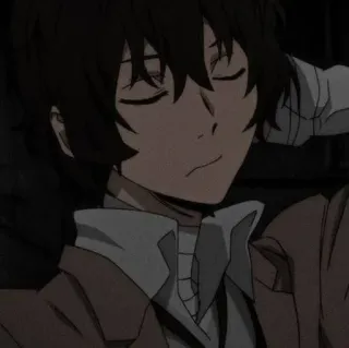 🖤 Osamu Dazai Bungou Stray Dogs Anime, Dazai, Osamu Dazai, Bungou Stray Dogs, Manga, Postać telegram sticker