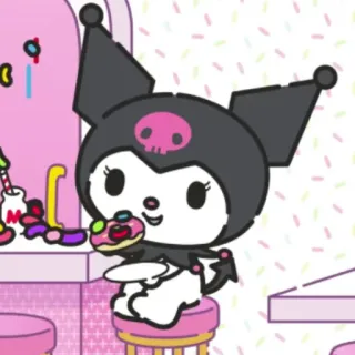 KUROMI ★ @floobiee whatsapp stickers