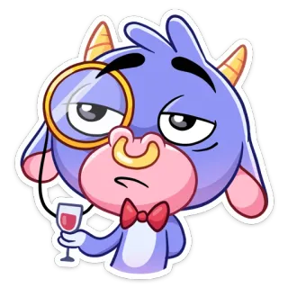 Бычок Билли (@TgSticker) whatsapp stickers