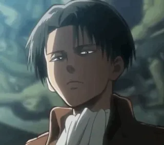 😑 Levi Ackerman Attack on Titan Anime, Personaje, Levi, Ackerman, Ataque a los Titanes telegram sticker