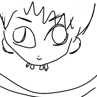 😃 dessin animé, dessin, croquis, personnage telegram sticker
