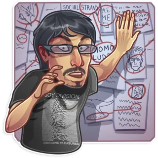 Hideo Kojima whatsapp stickers