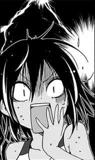🤭 anime, manga, surprised, shocked, shock, lightning telegram sticker