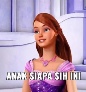 🧘‍♂ ANAK SIAPA SIH INI Barbie, Dibujos animados, Meme telegram sticker