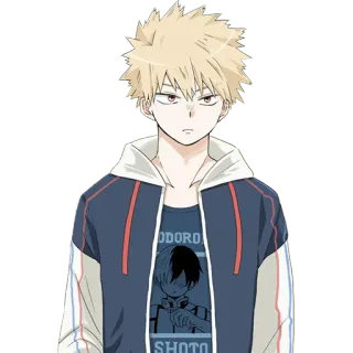 😐 Katsuki Bakugo My Hero Academia Anime, Manga, Bakugo, My Hero Academia telegram sticker
