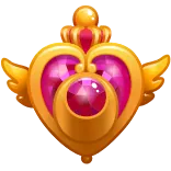 ❤️ jewelry, heart, pink, gold, wings, crown telegram sticker