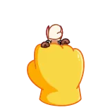 🖕 lama, doigt d'honneur, offensant, geste whatsapp sticker