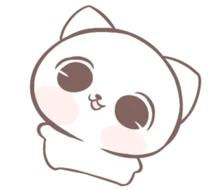 😃 gato, fofo, animal, adesivo, gatinho, desenho animado telegram sticker