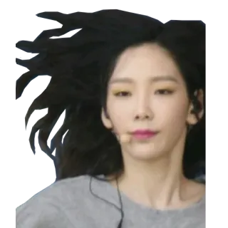 😒 женщина, k-pop, певица, лицо, портрет telegram sticker