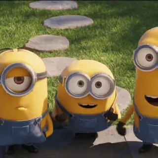 😌 Minions Despicable Me Minions, Dibujos animados, Divertido, Amarillo telegram sticker