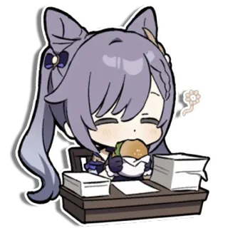 Genshin Impact (KFC) • @keiriststicks whatsapp stickers