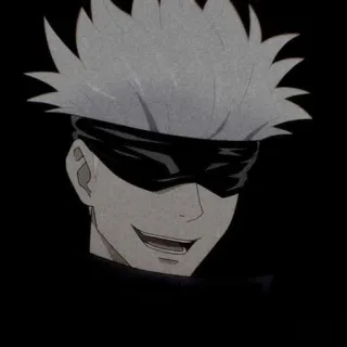 😂 Satoru Gojo Jujutsu Kaisen 动漫, 五条, 五条悟, 咒术回战, 角色 telegram sticker