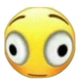 🙄 表情符号, 害怕, 搞笑, 梗, 震惊 whatsapp sticker