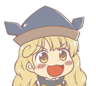 😍 anime, character, cartoon, girl, happy telegram sticker