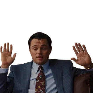 🙃 The Wolf of Wall Street Леонардо ДиКаприо, фильм, кино, бизнес, финансы telegram sticker