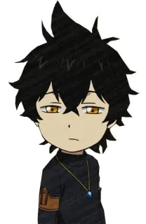 😑 Yuno Black Clover 애니메이션, 만화, 블랙 클로버, 유노, 마법제 telegram sticker