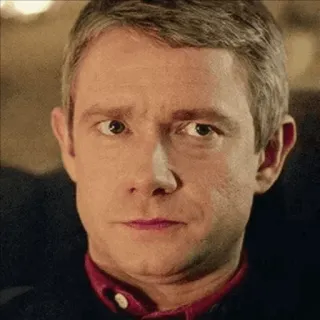 💎 Martin Freeman actor, celebrity, portrait, person telegram sticker