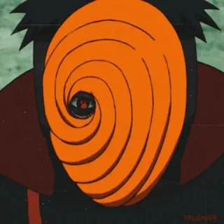 🕷 Tobi Naruto anime, tobi, naruto, manga, mask telegram sticker