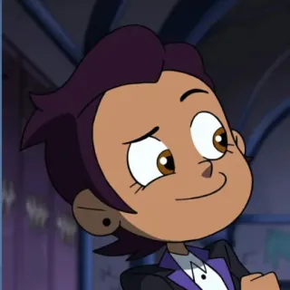 🤨 Luz Noceda The Owl House cartoon, anime, disney, luz noceda, the owl house, animated, lgbt telegram sticker